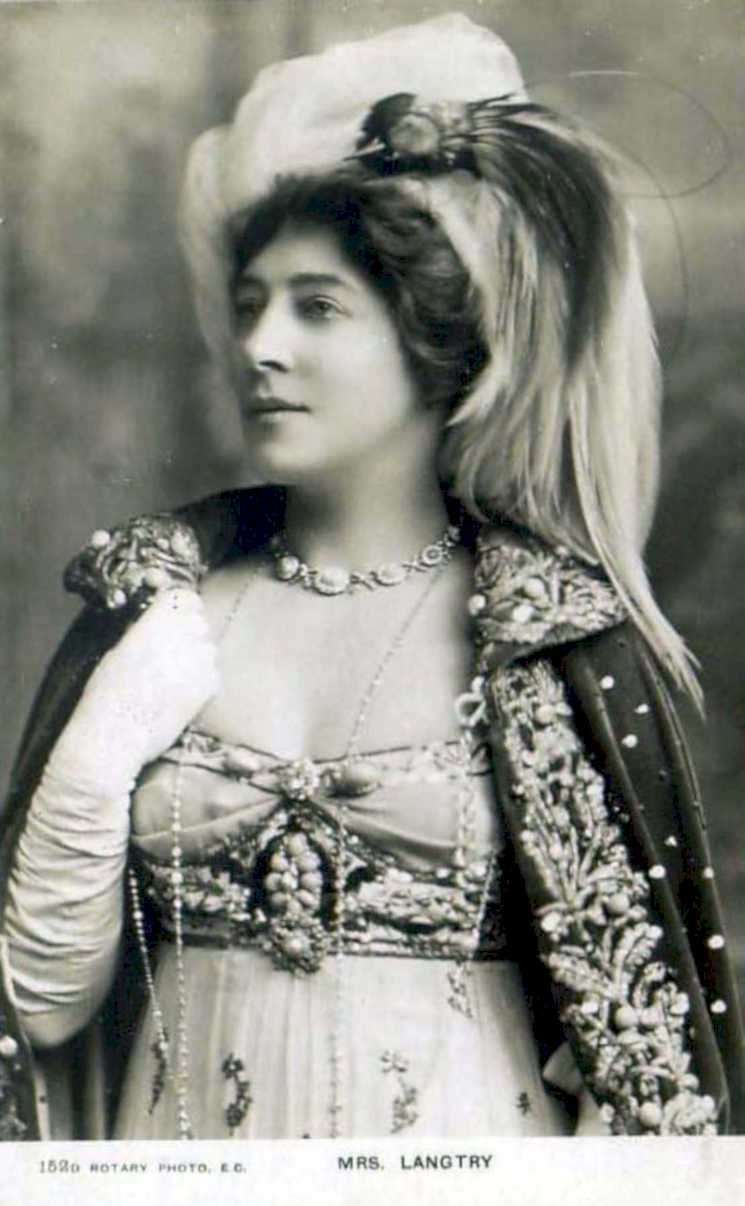 langtry gownVintage 1880s 1900s A4 Photo Print
