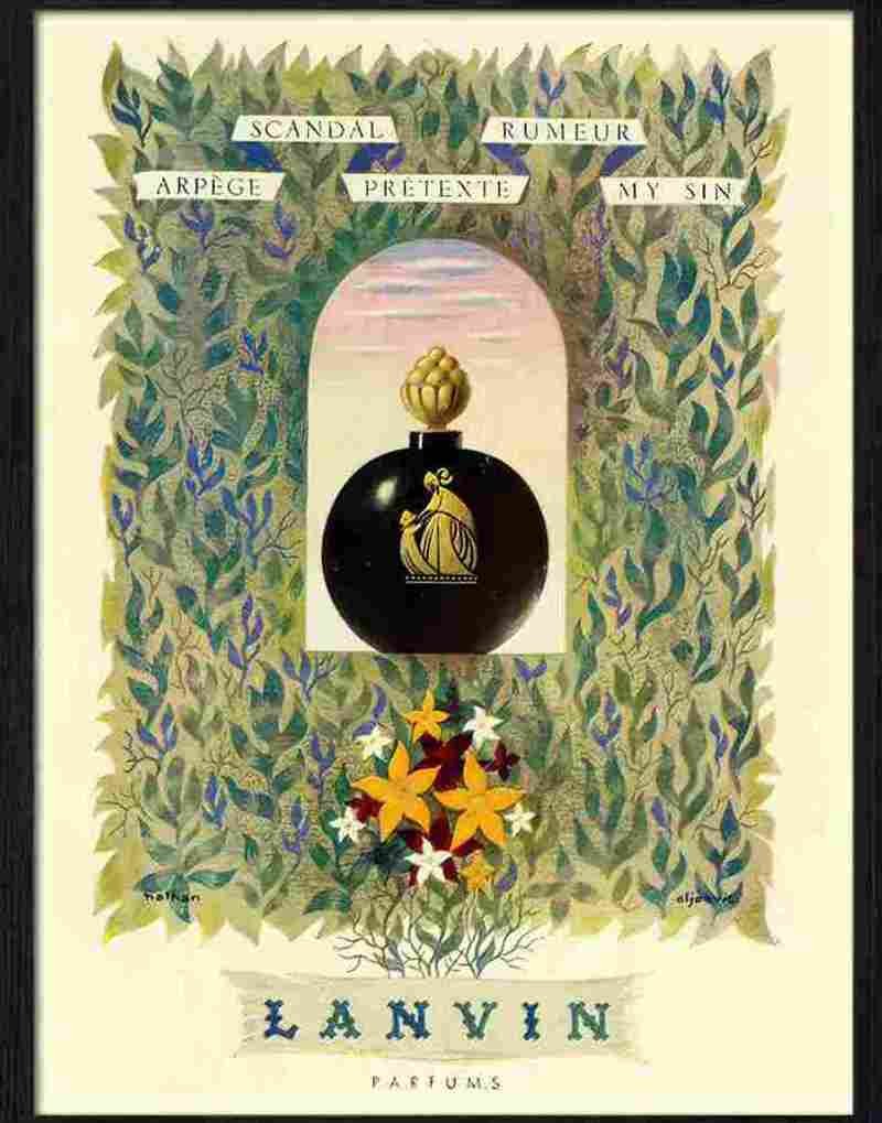 lanvin perfume advert Advert A4 Photo Print