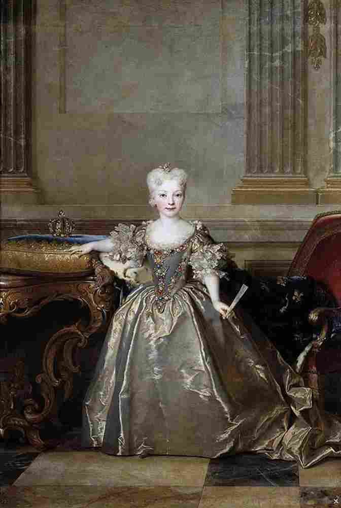 larg Maria Ana Victoria de Borbon main Art A4 Photo Print