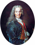 largilliere Portrait of Voltaire Art A4 Photo Print