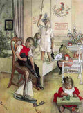 lars Christmas Morning Art A4 Photo Print