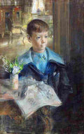 lars Reading Art A4 Photo Print