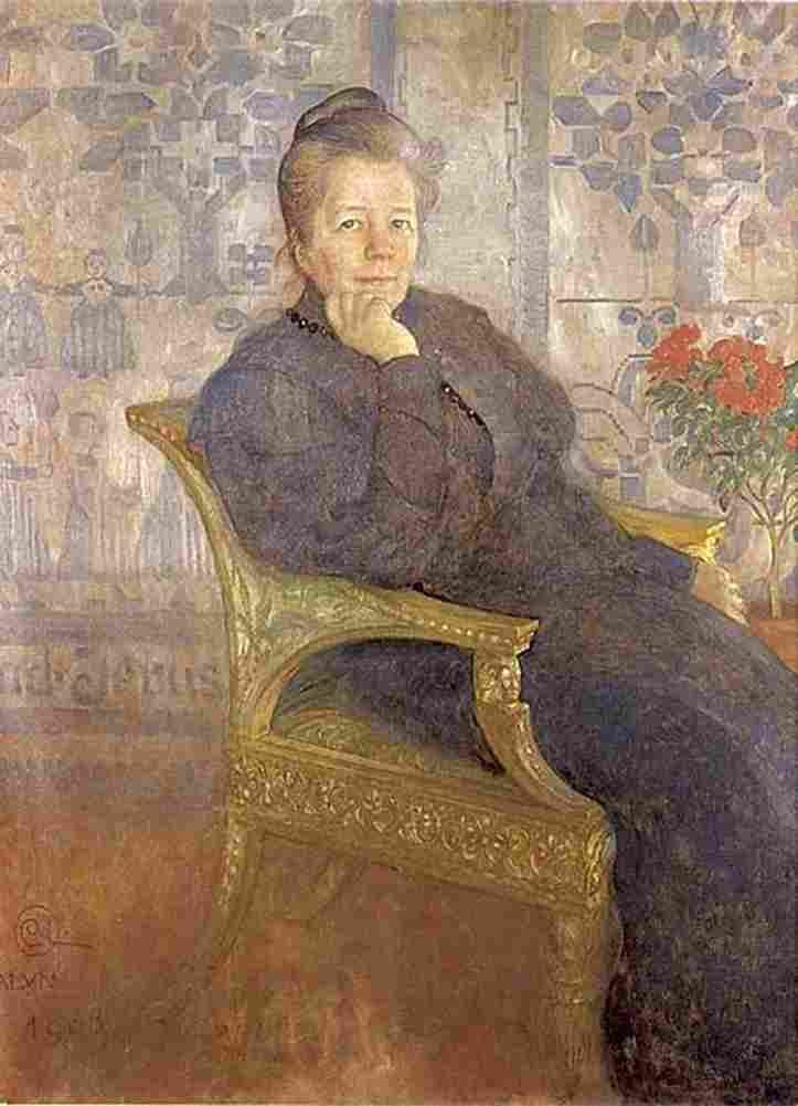 lars Selma Lagerlof Art A4 Photo Print