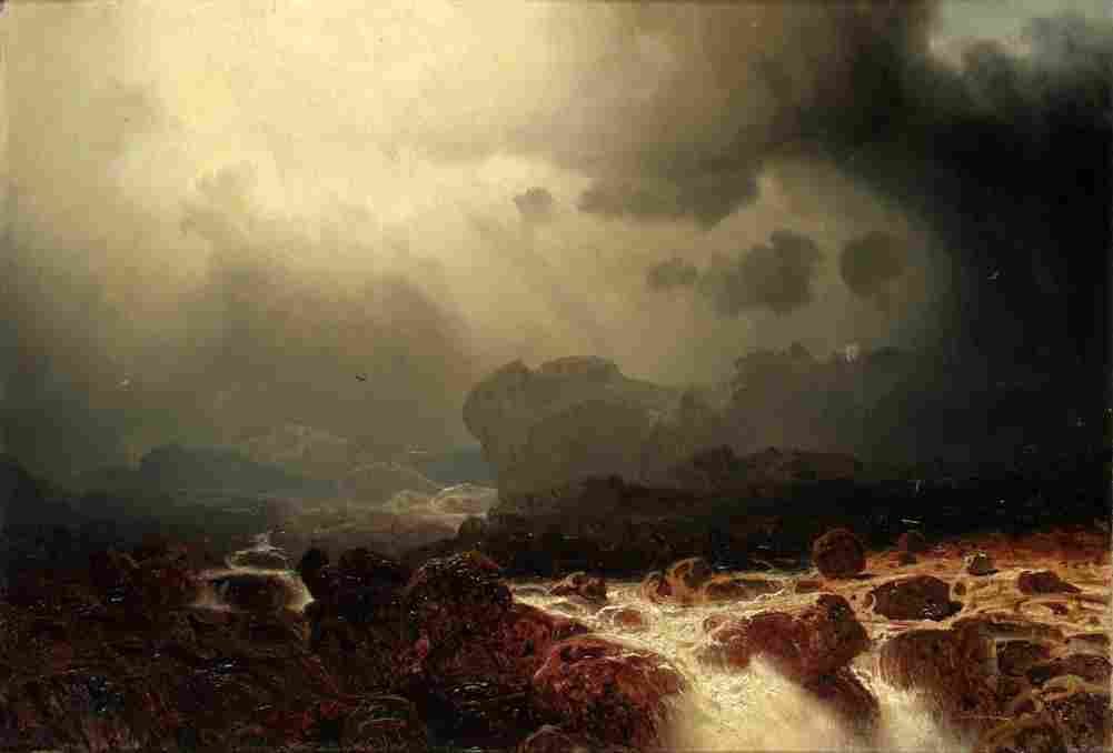 larson marcus romantic landscape Art A4 Photo Print