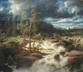 larson marcus waterfall in smaland Art A4 Photo Print