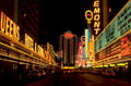 las vegas night 1980s 1990s A4 Photo Print