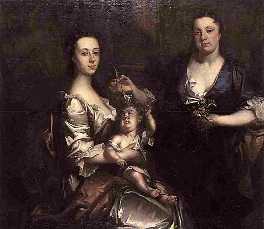 lat Group Portrait with Mother and Child Art A4 Photo Print