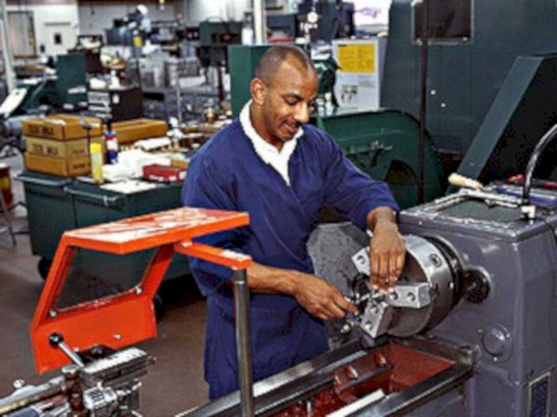 lathe operation safety1980s 1990s A4 Photo Print