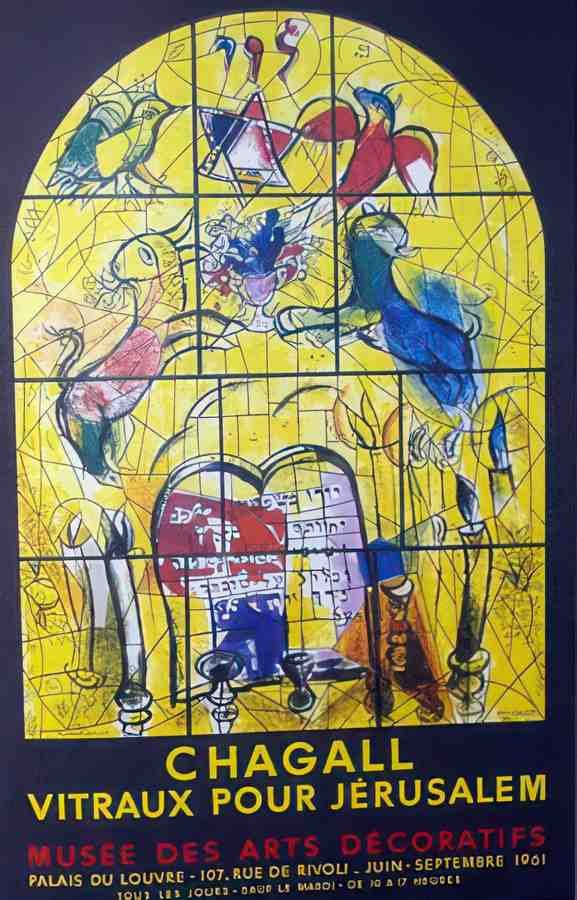 latribudeLevi Chagall Vintage Advert A4 Photo Print