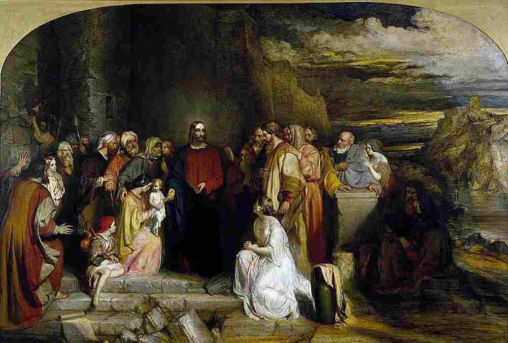 lauder Christ Teacheth Humility Art A4 Photo Print