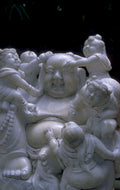laughing buddha marble 1980s 1990s A4 Photo Print