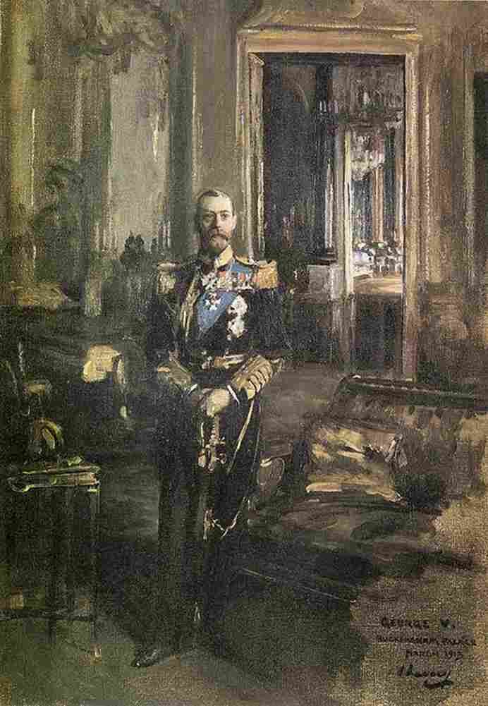 lav George the Fifth Buckingham Palace Art A4 Photo Print