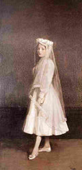 lav Her First Communion Art A4 Photo Print