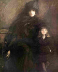 lav Mrs Lavery and Alice Art A4 Photo Print