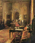 lav The Red Hat A Mayfair Drawing Room Art A4 Photo Print