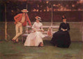 lav The Tennis Match Art A4 Photo Print