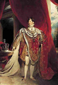 law George Four Coronation Art A4 Photo Print