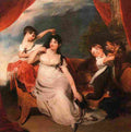 law Mrs Henry Baring and her Children Art A4 Photo Print