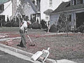 lawn maintenance yard1980s 1990s A4 Photo Print