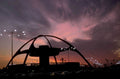 lax sunset la 1980s 1990s A4 Photo Print
