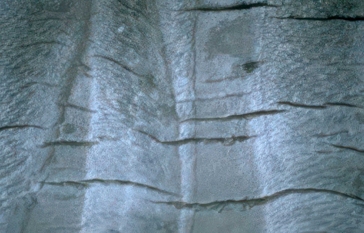layered shale cracks Vintage A4 Photo Print