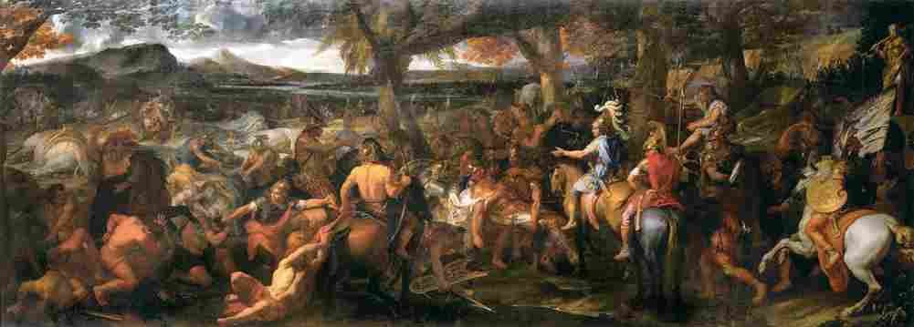 le brun alexander and porus Art A4 Photo Print