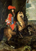le brun louis xiv equestrian portrait A4 Photo Print