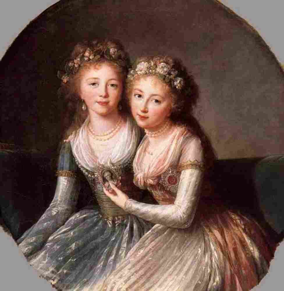 le brun louise alexandra and elena pavlovna Art A4 Photo Print
