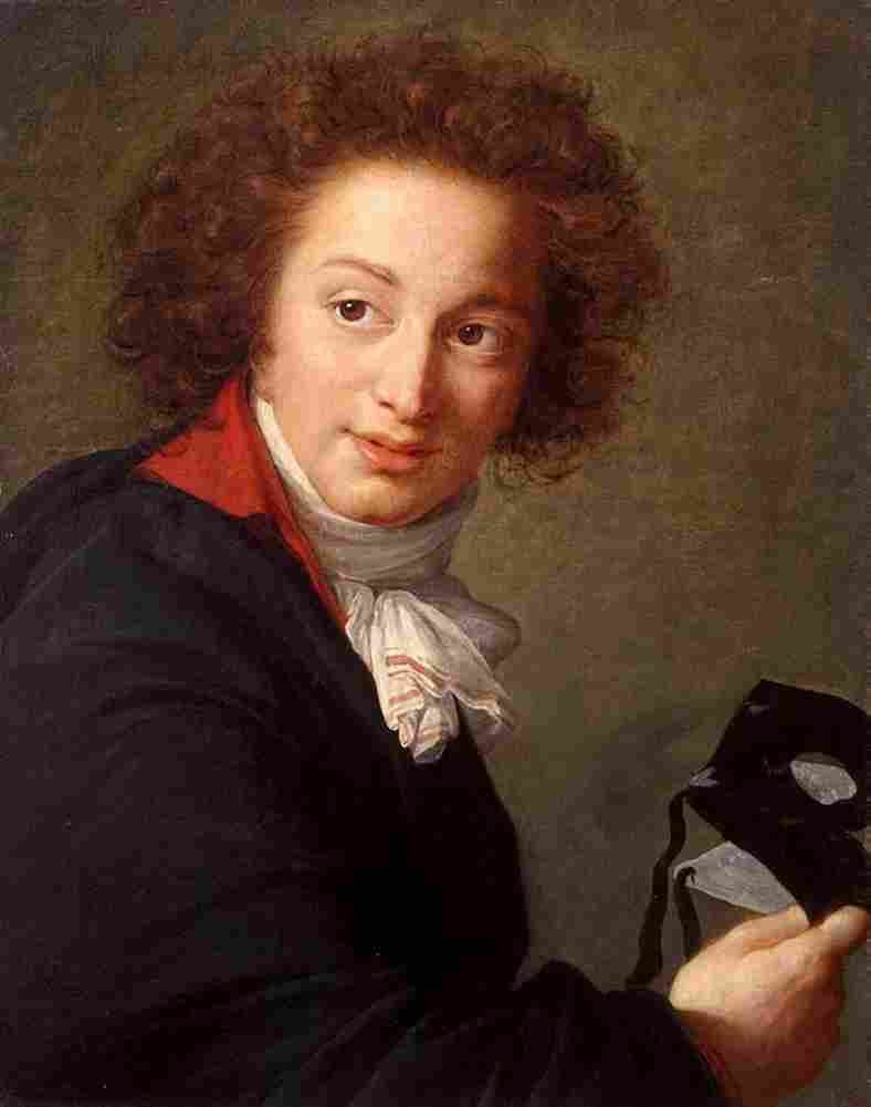 le brun louise count grigory ivanovich tchernyshov holding a mask Art A4 Photo Print