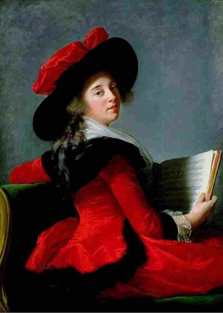 le brun louise la baronne de crussol Art A4 Photo Print