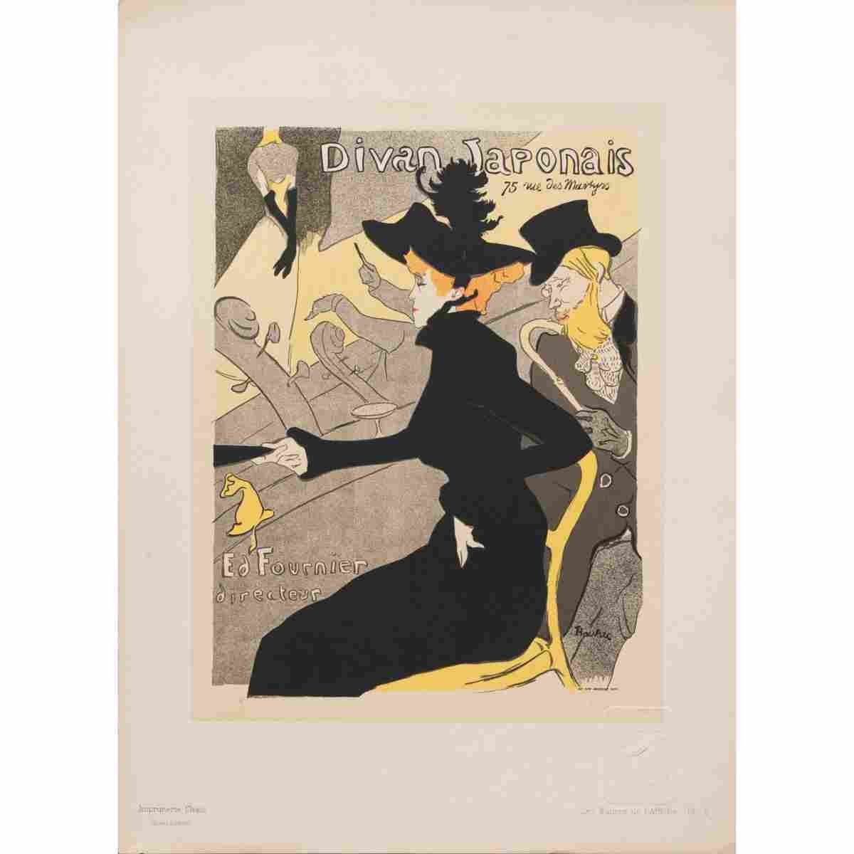 le divan japonais henri de toulouse lautrec 1895 18 Advert A4 Photo Print