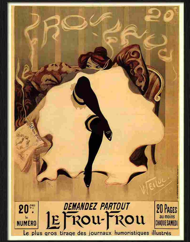 le frou frou lucien henri weil 1900 2 A4 Photo Print