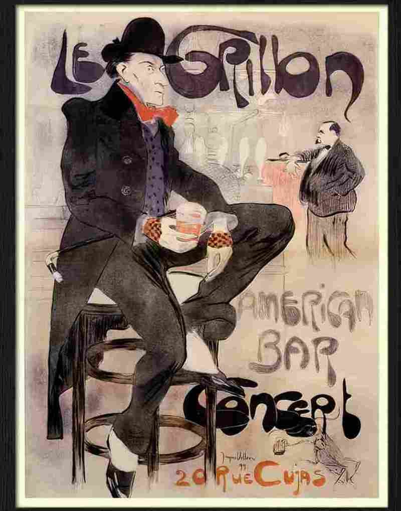 le grillon jaques villon 1899 2 Advert A4 Photo Print