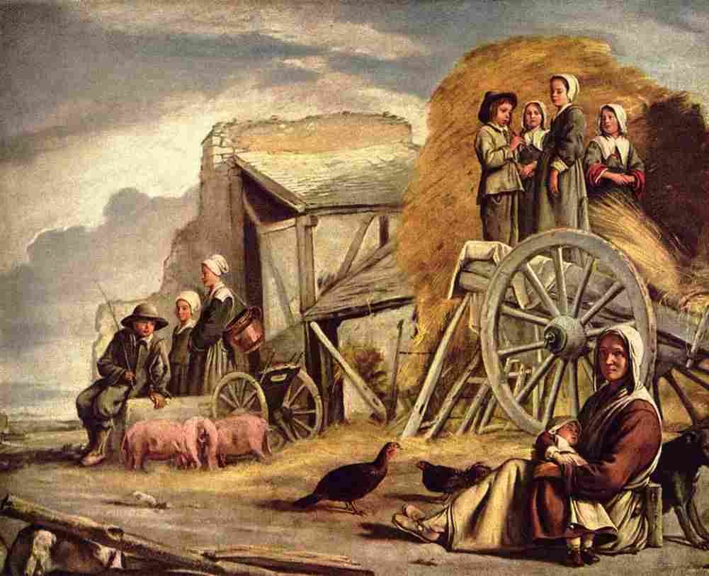 le nain brothers the cart returned from haymaking Art A4 Photo Print