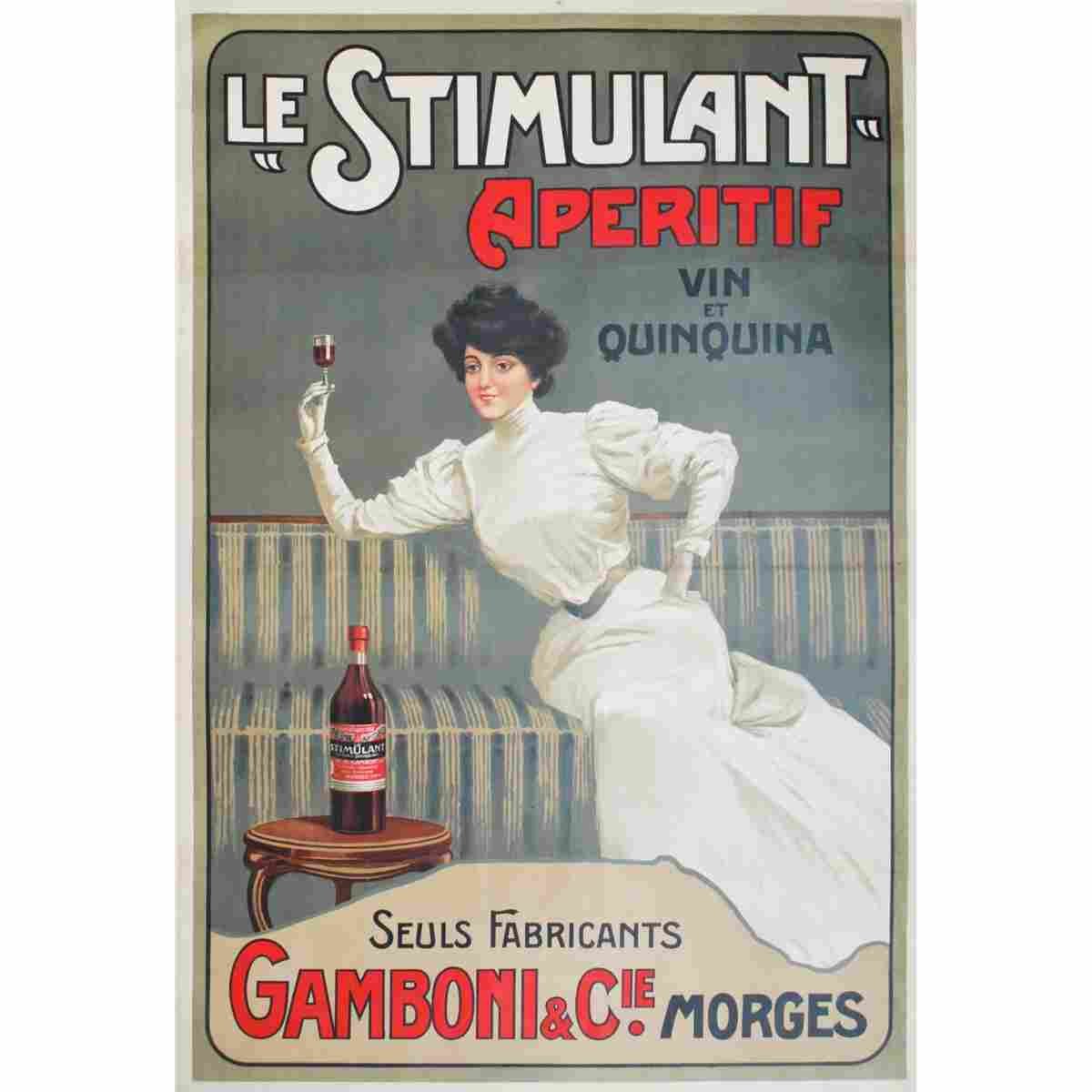 le stimulant morges vers 1905 2 Advert A4 Photo Print