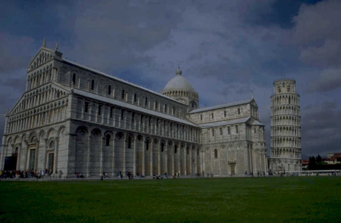 leaning tower pisa 1980s 1990s A4 Photo Print