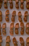 leather sandals beadwork 1980s 1990s A4 Photo Print