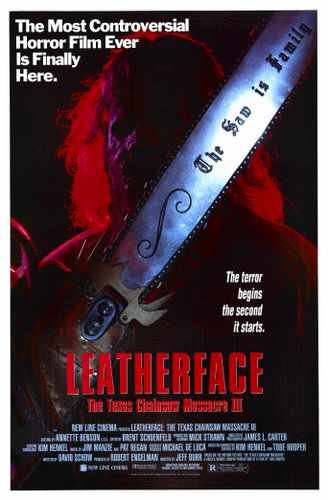 leatherface texas chainsaw massacre 3  01 film star poster A4 Photo Print
