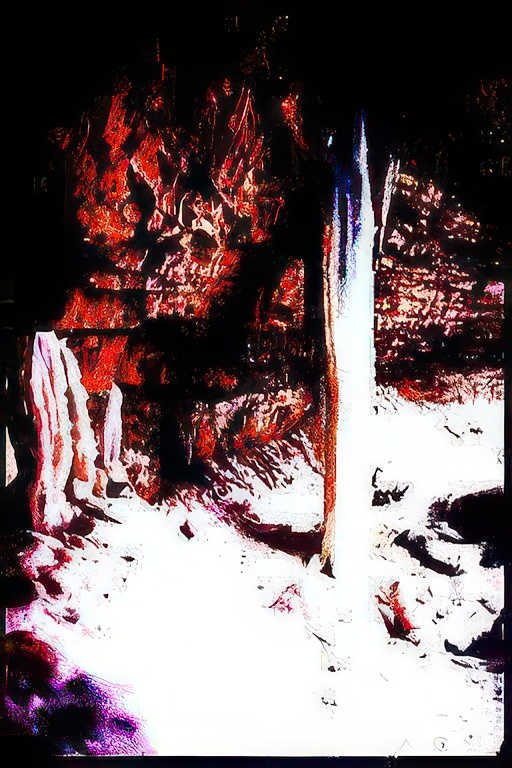 lechuquilla cave stalactite Vintage A4 Photo Print