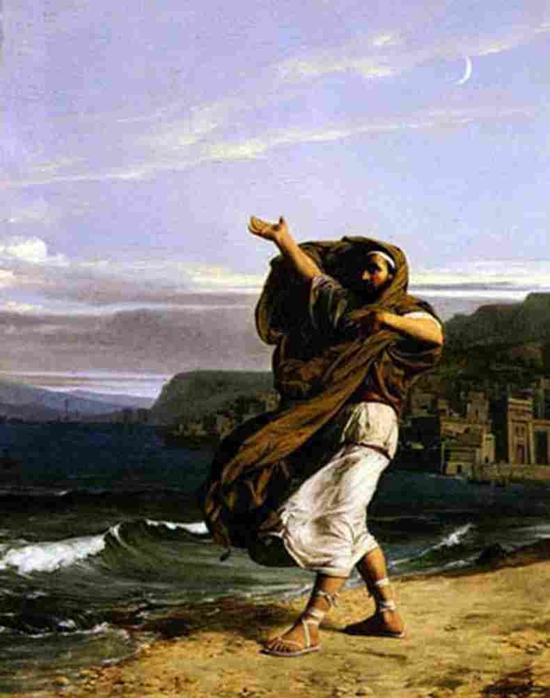 lecomte Demosthenes Practicing Oratory Art A4 Photo Print