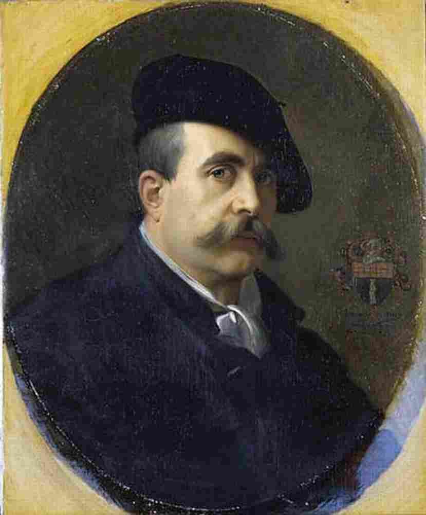 lecomte Self portrait Art A4 Photo Print