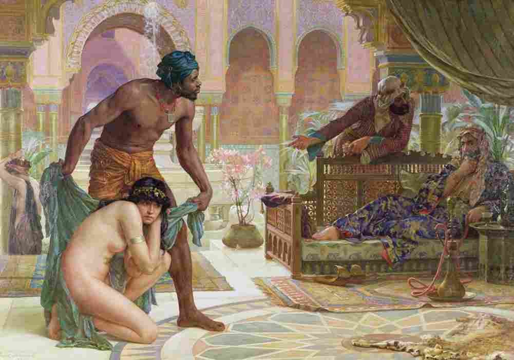 lecomte The White Slave Art A4 Photo Print