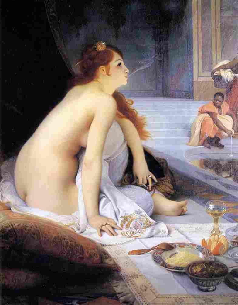 lecomte White Slave Art A4 Photo Print
