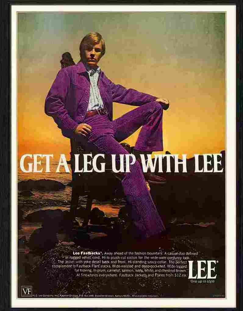 lee fastbacks 1970s Advert A4 Photo Print