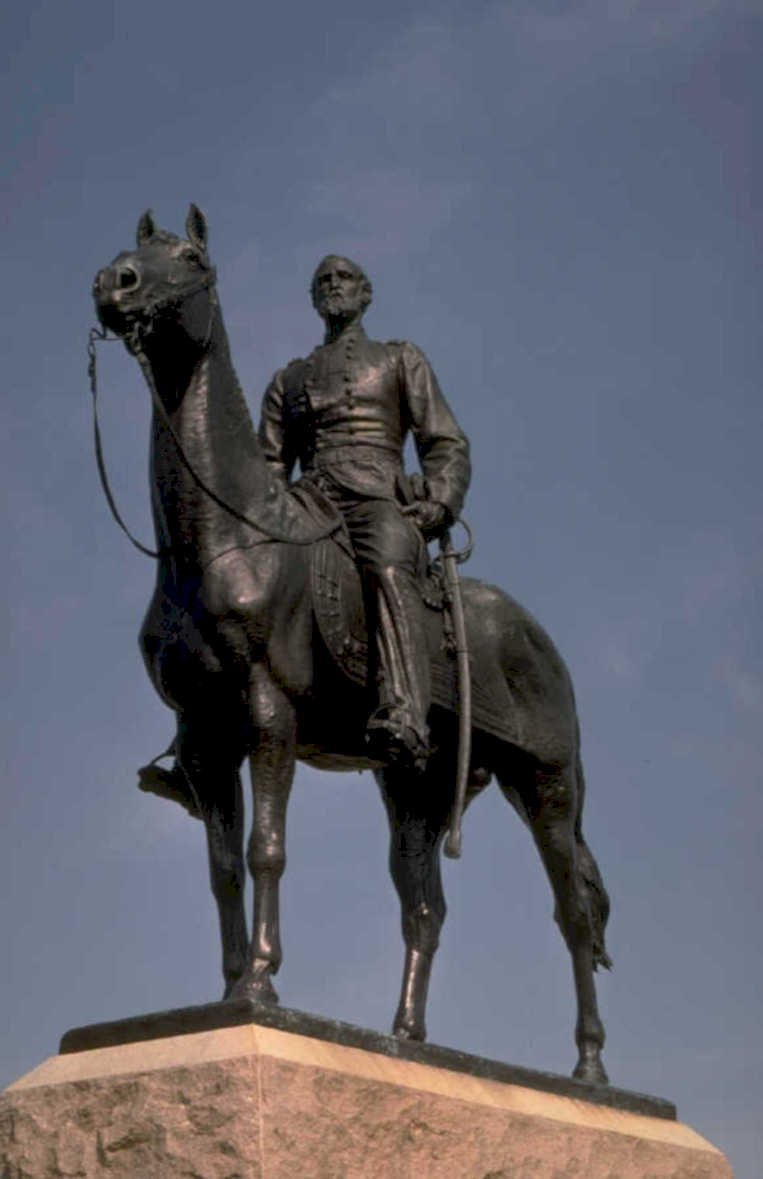lee statue confederate 1980s 1990s A4 Photo Print