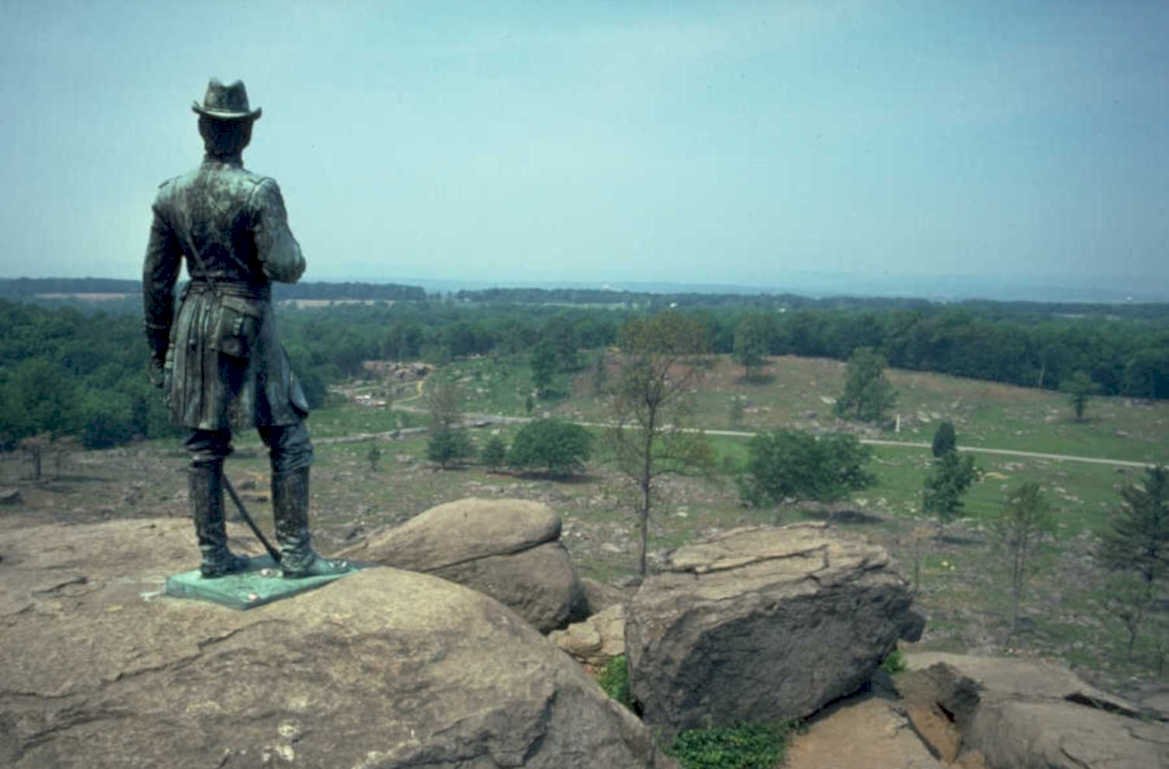 lee statue gettysburg 1980s 1990s A4 Photo Print