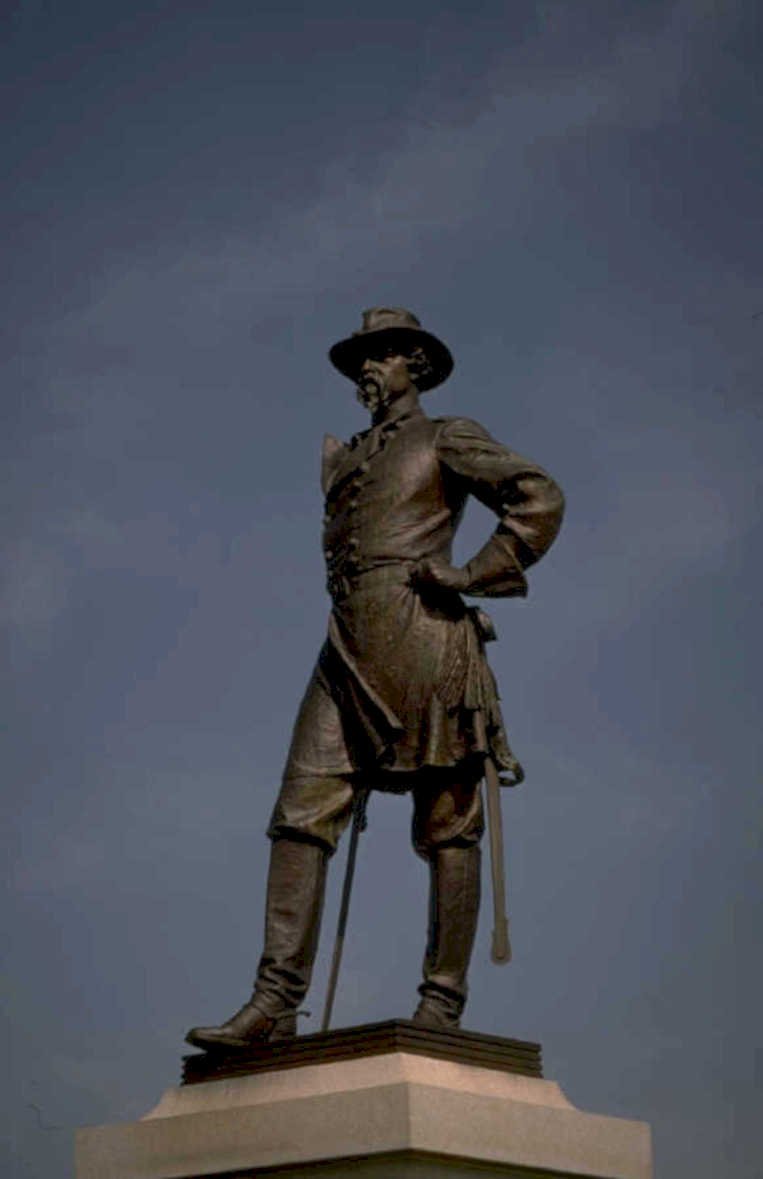 lee statue sky 1980s 1990s A4 Photo Print