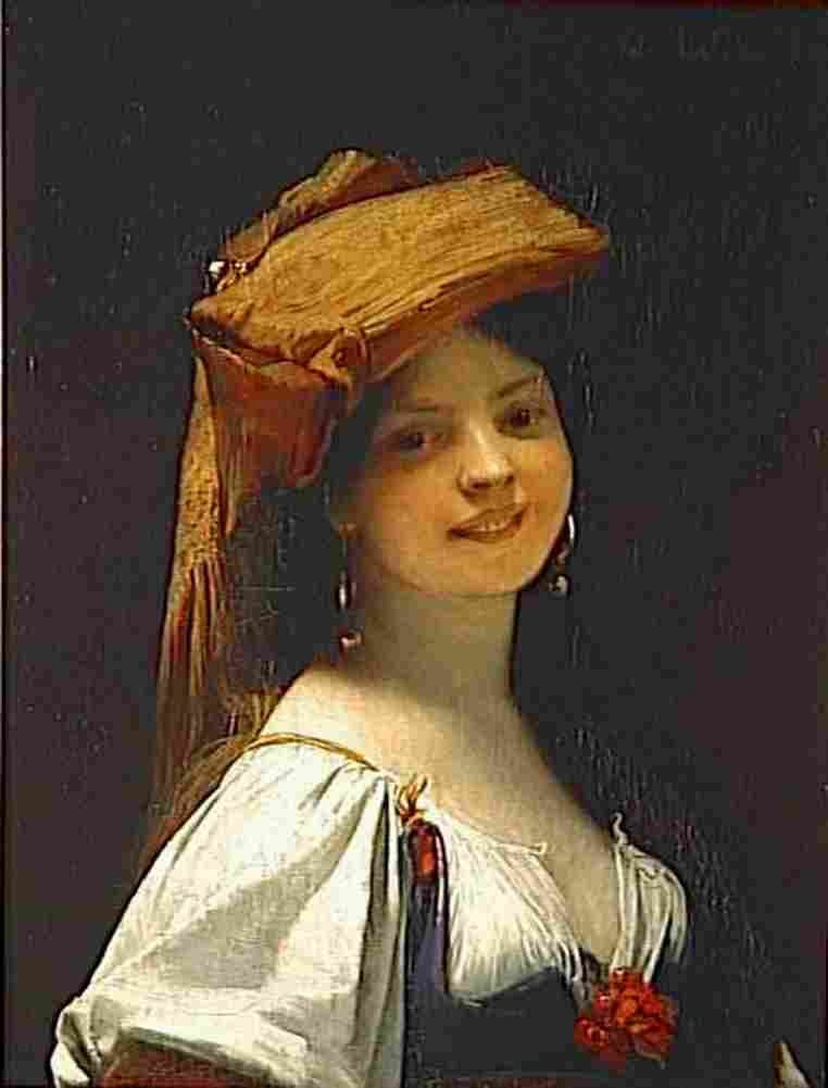 lefebvre the young laughing Art A4 Photo Print