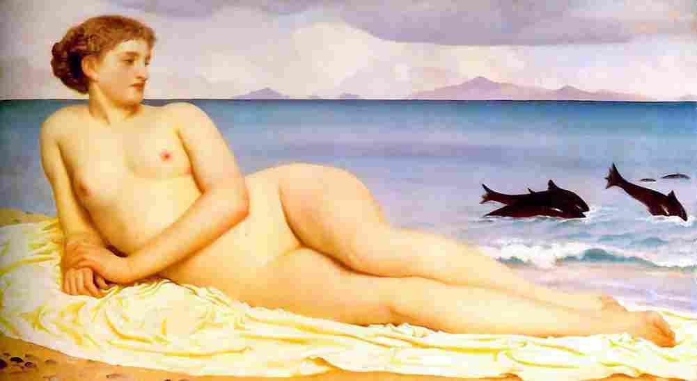 leighton Actaea The Nymph of the Shore Art A4 Photo Print