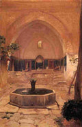 leighton Courtyard of a Mosque at Broussa Art A4 Photo Print